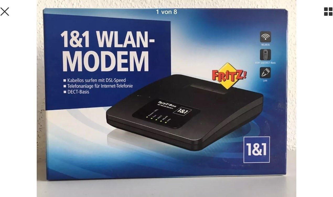 AVM FRITZBox Fon WLAN 7312 300 Mbps Without Accessories Warranty