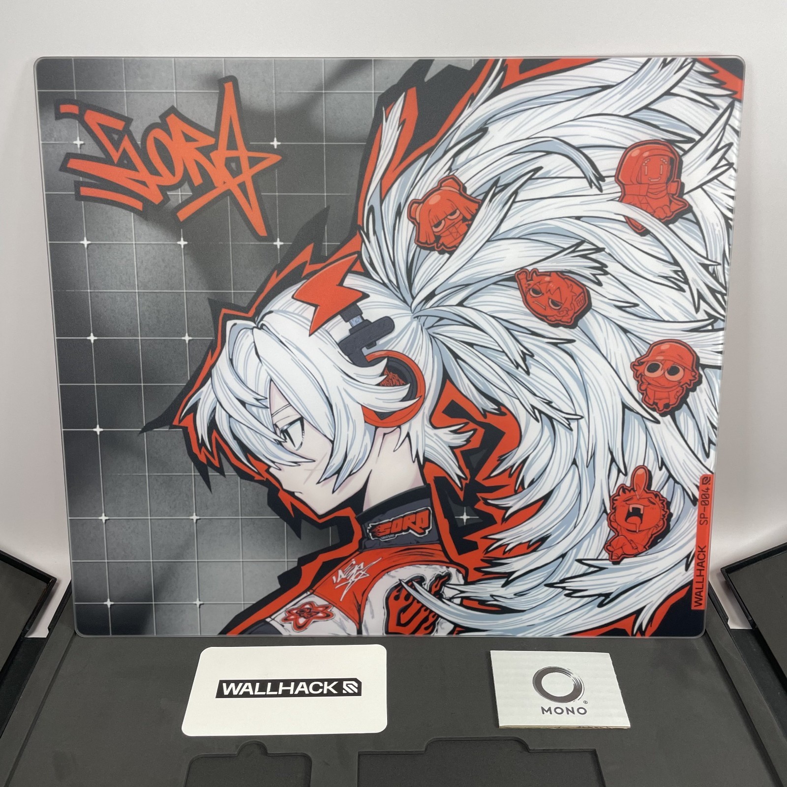 Wallhack SP-004 Drift Sora Limited Edition Glass Pad Good condition from Japan