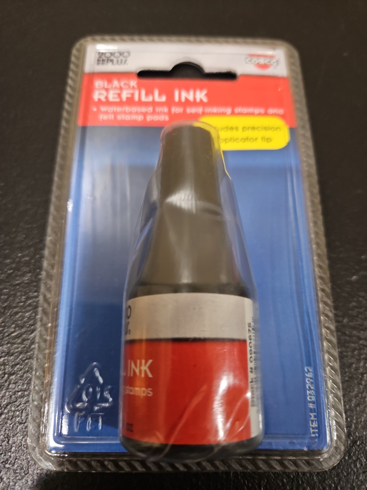 2000 Plus Black Ink Refill Cosco Brand Water Based  0.9 oz, 25cc  NEW Box4