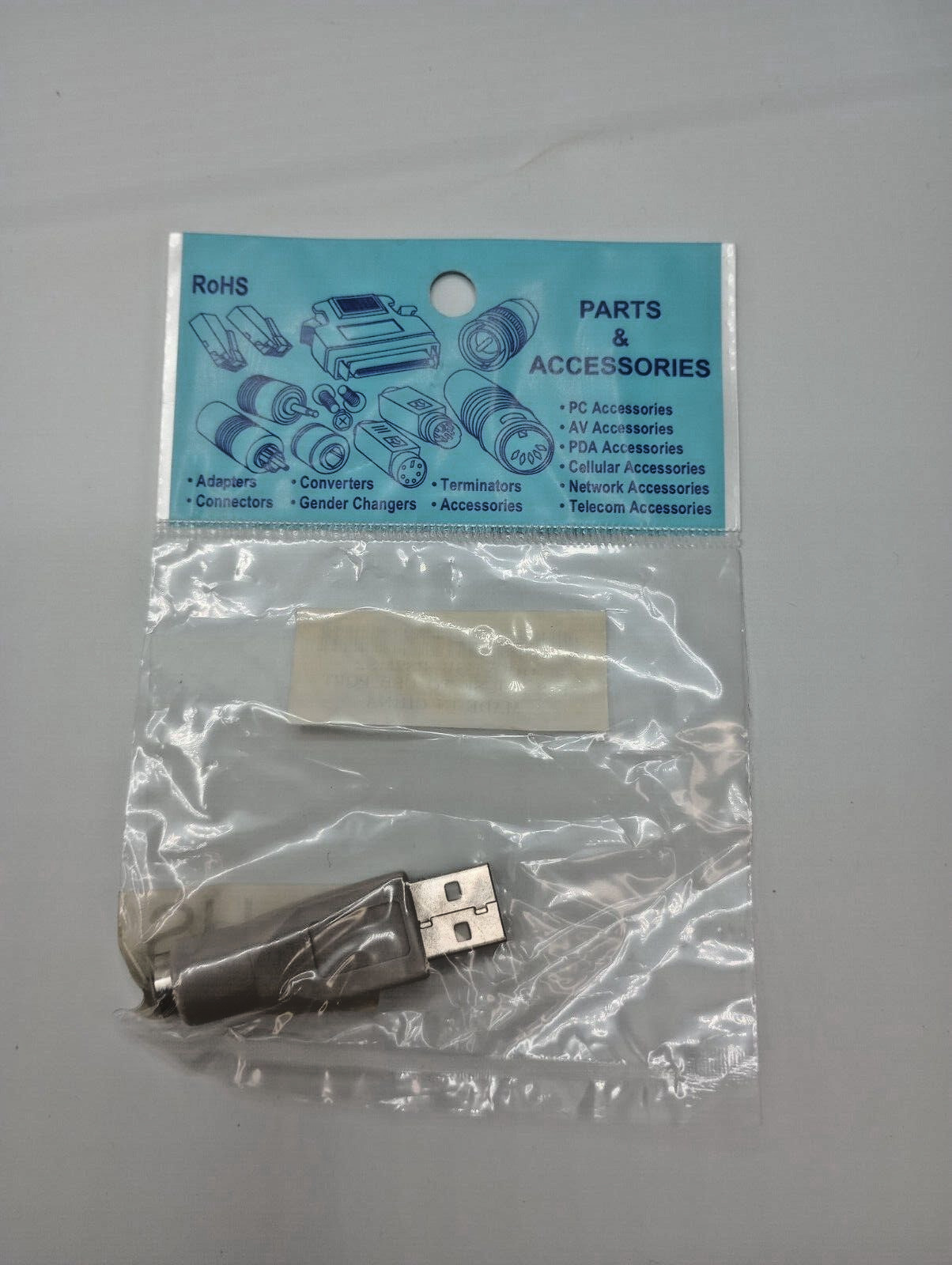 New PS/2 Female to USB Male Converter Connector Adapters - Lot of 10