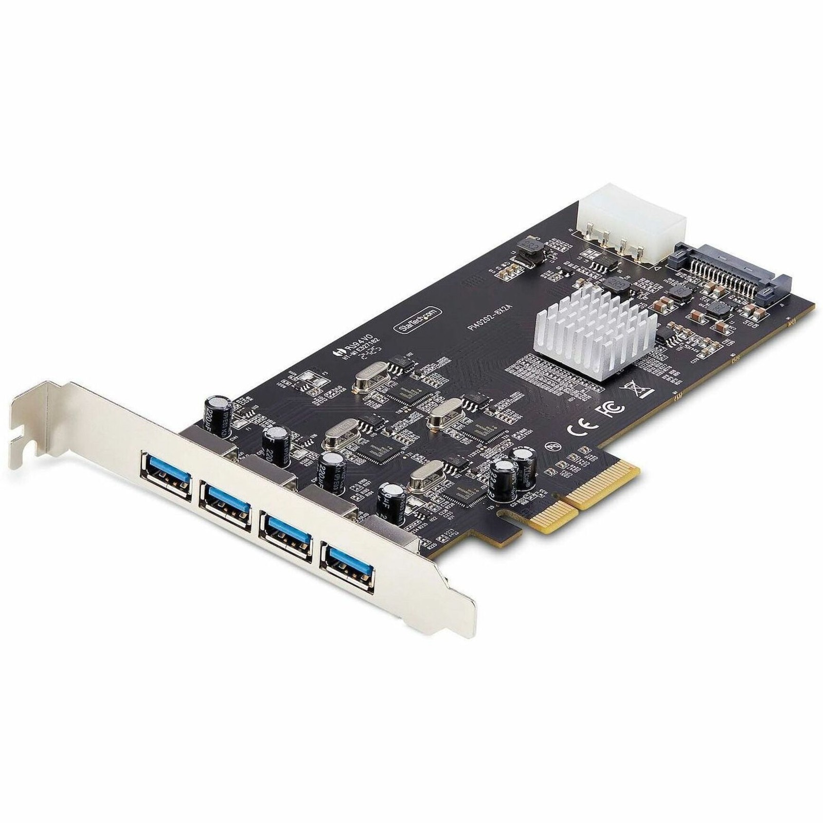 StarTech 4-Port USB 5Gbps PCIe Card, 4X USB-A Ports (P5Q4A-USB-CARD)