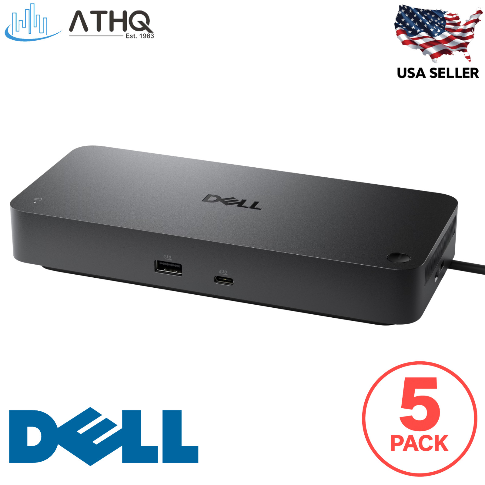 5 PACK Dell Pro Thunderbolt 4 Smart Dock SD25TB4 USB-C Station 130W 4 Displays