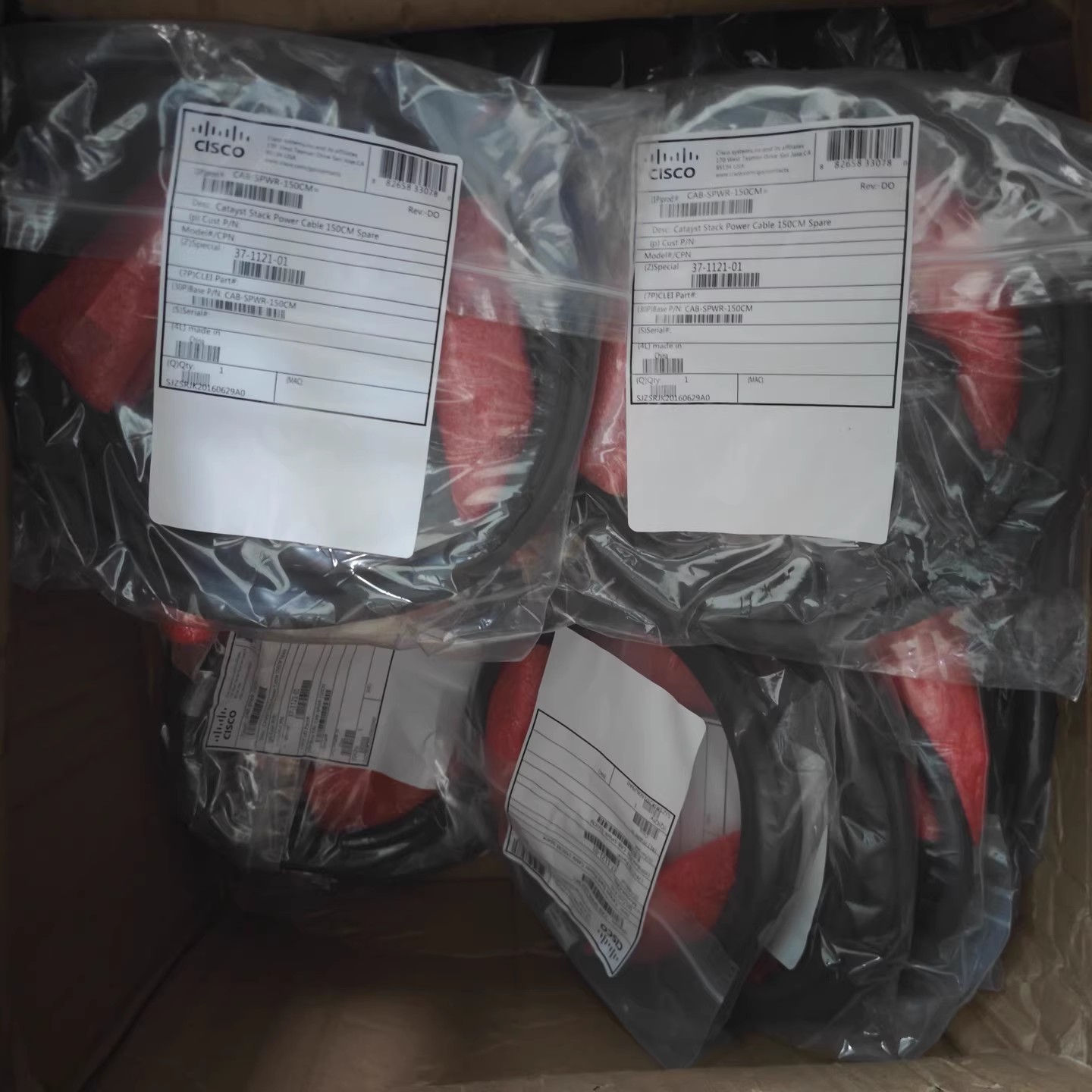 QTY 1 Cisco Catalyst CAB-SPWR-150CM For 3750-X 3850 Stack Power Cable 37-1121-01