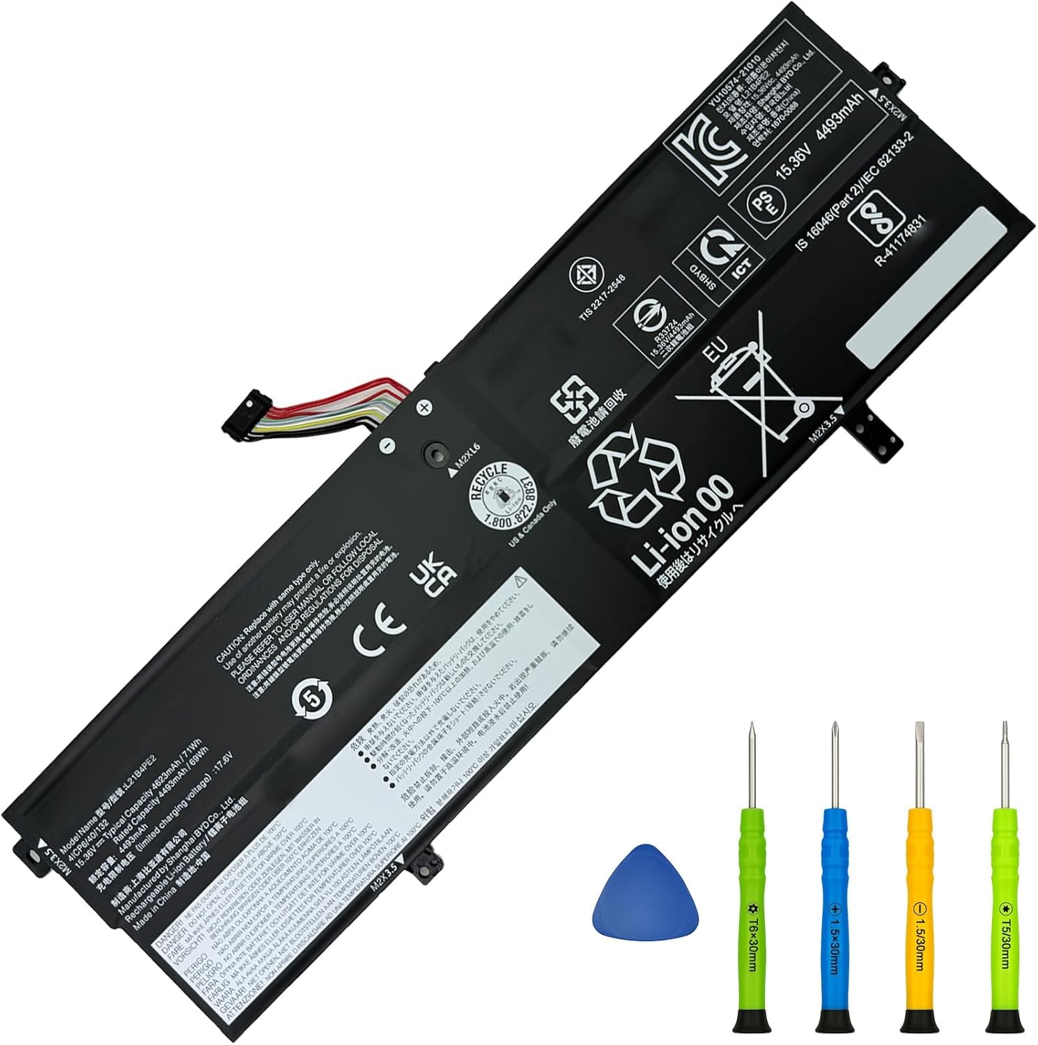 L21B4PE2 L21M4PE3 Laptop Battery Replacement for Lenovo IdeaPad Yoga 7 16IAP7