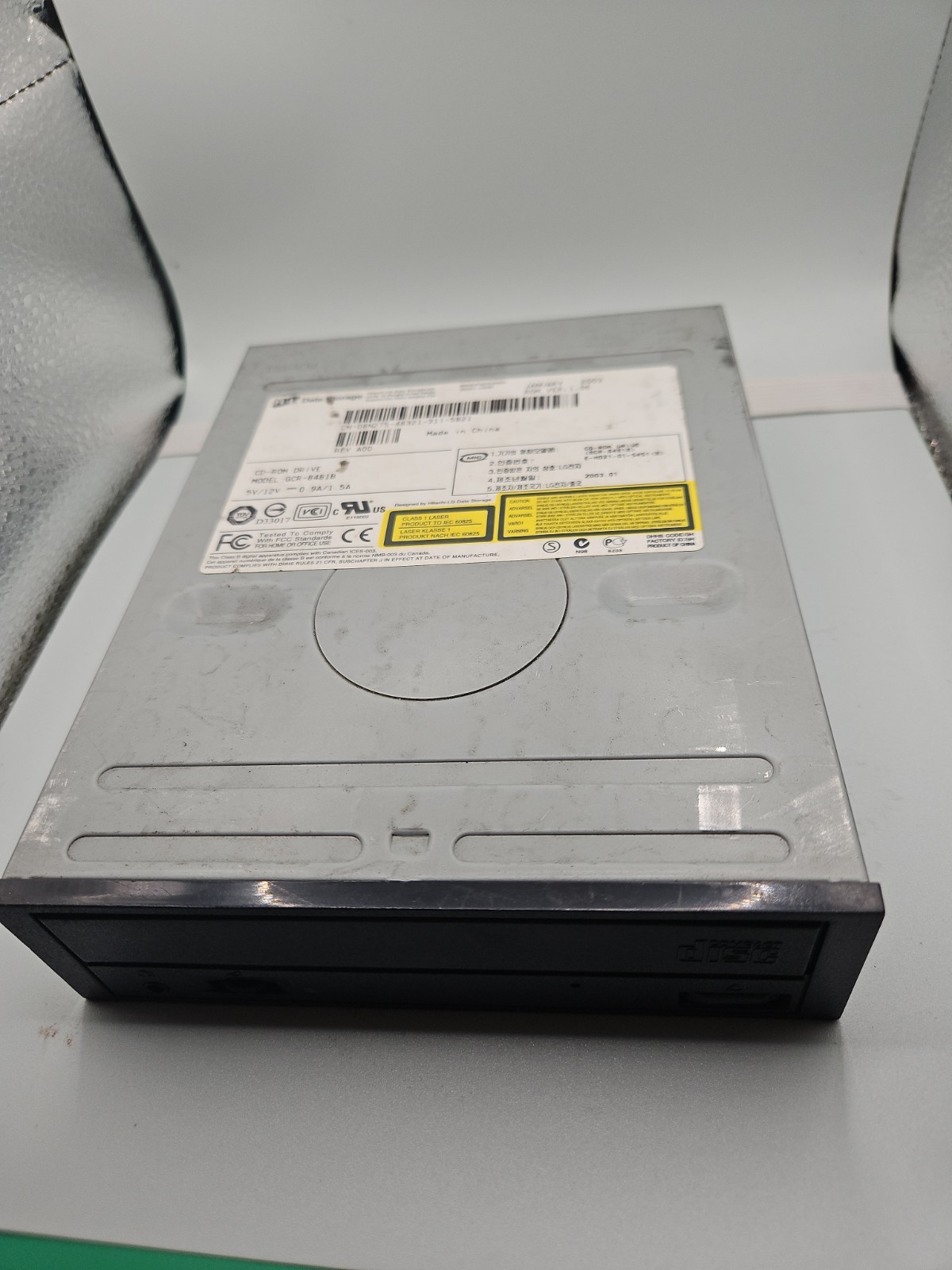 H-L DATA STORAGE HITACHI LG GCR-8481B CD-ROM DRIVE 5V/12V TESTED 