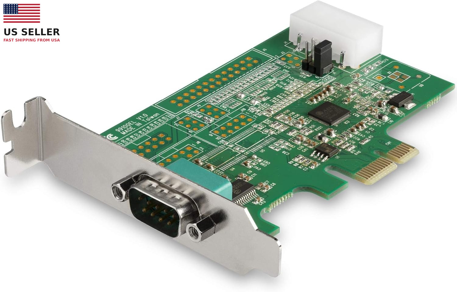 Startech 1-Port PCI Express RS232 Serial Adapter Card, TAA (PEX1S953LP)