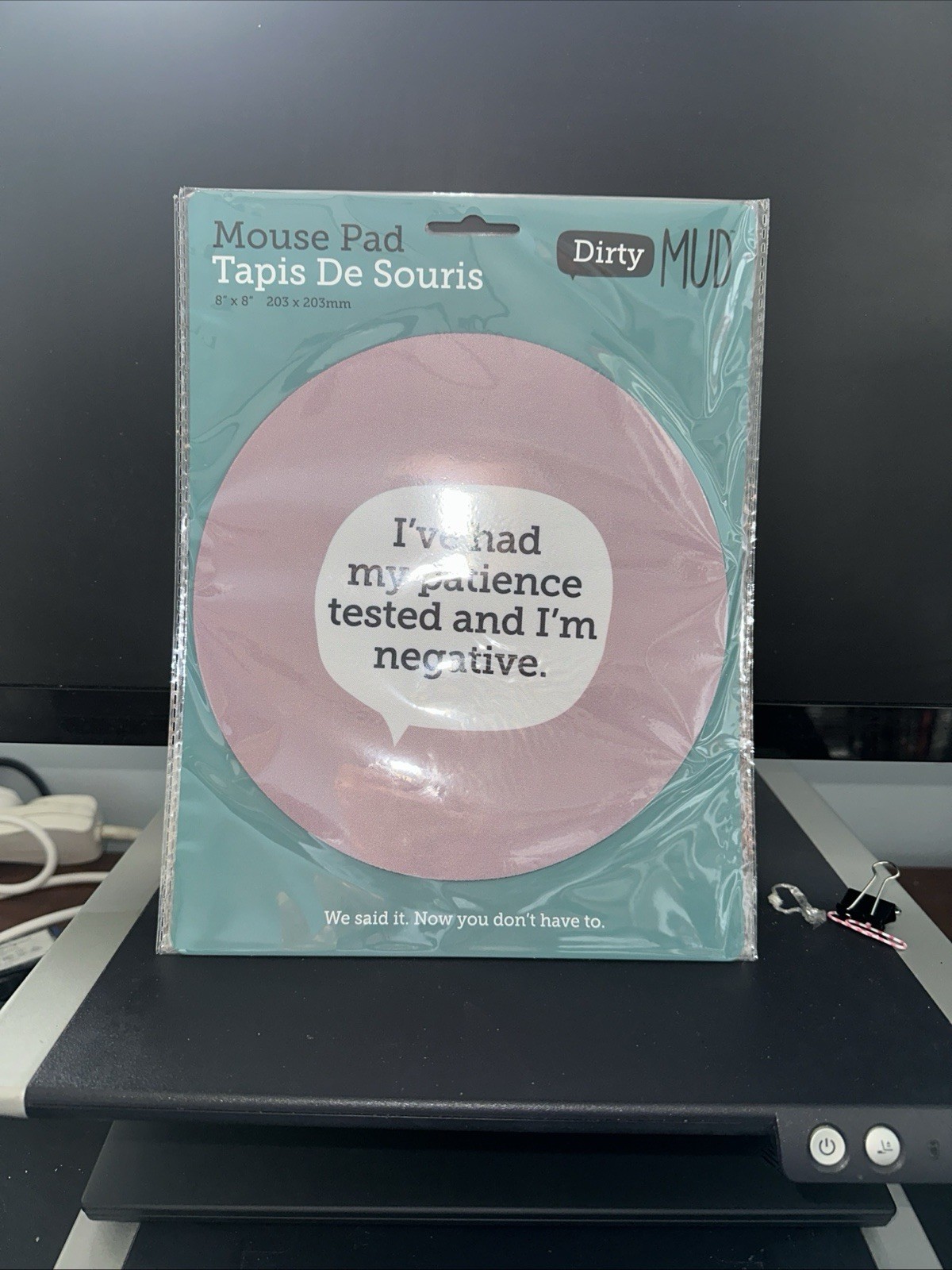 Mouse Pad I’ve Had My PATIENCE Tested  And I’m Negative Computer Mouse Pad