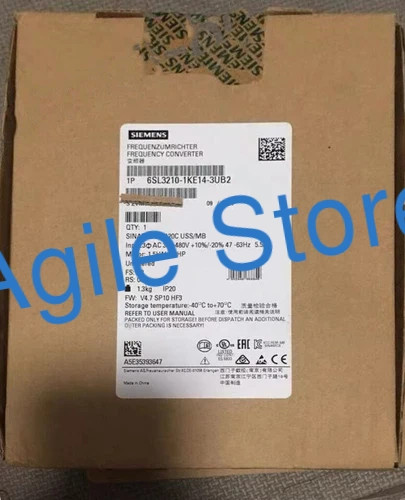 NEW Siemens 6SL3210-1KE14-3UB2 SINAMICS G120C RATED P0WER 6SL3210-1KE14-3UB2