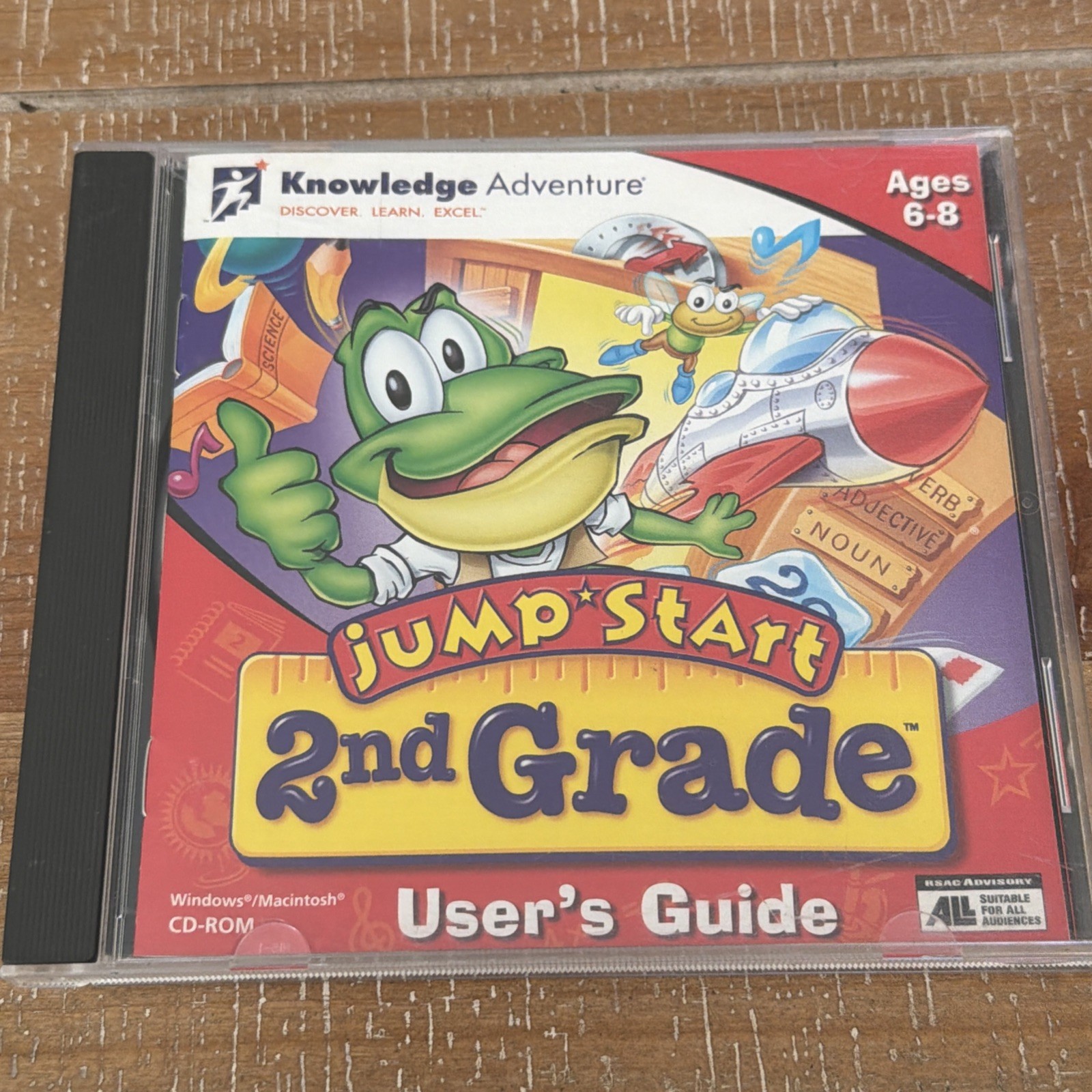 Jump Start: Learning System 2nd Grade PC CD-ROM (1996, Knowledge Adventure)