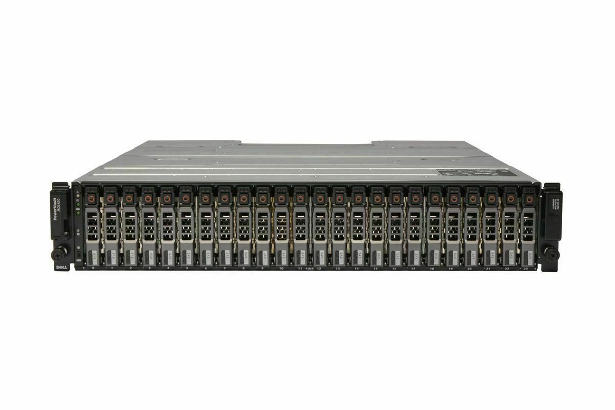 Dell PowerVault MD1420 Storage Array 24x 1TB 7.2k SAS HDD 2x 12G-SAS-4 2x PSU