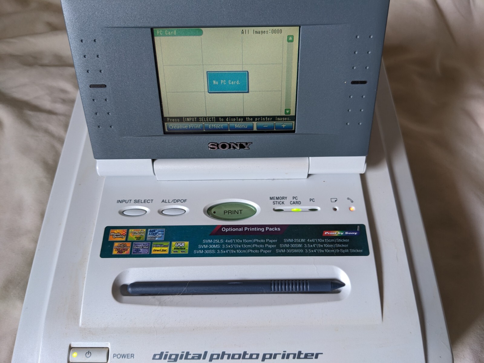 Sony DPP-EX7 Digital Photo Thermal Printer