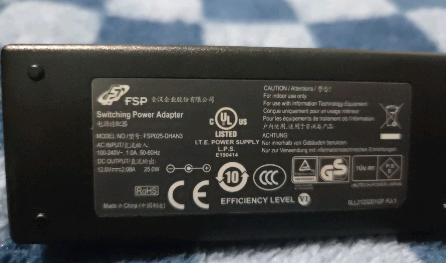FSP025-DHAN3 12V 2.08A 25W DC output For Laptop