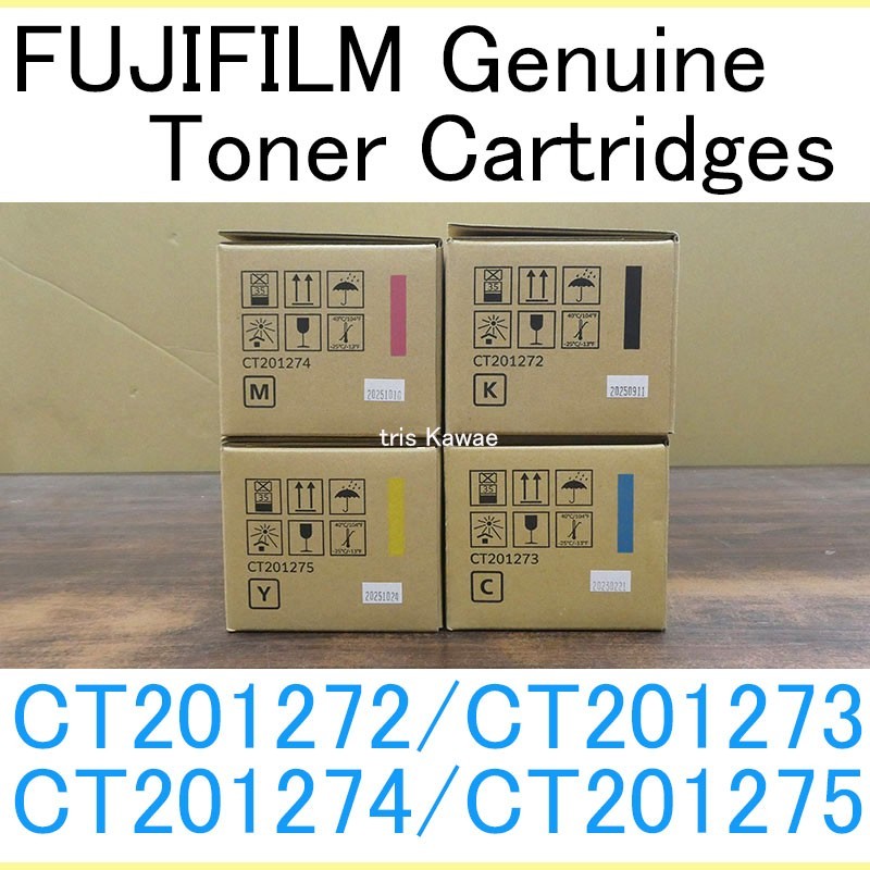 FUJIFILM Genuine Toner 4-color set CT201272/CT201273/CT201274/CT201275