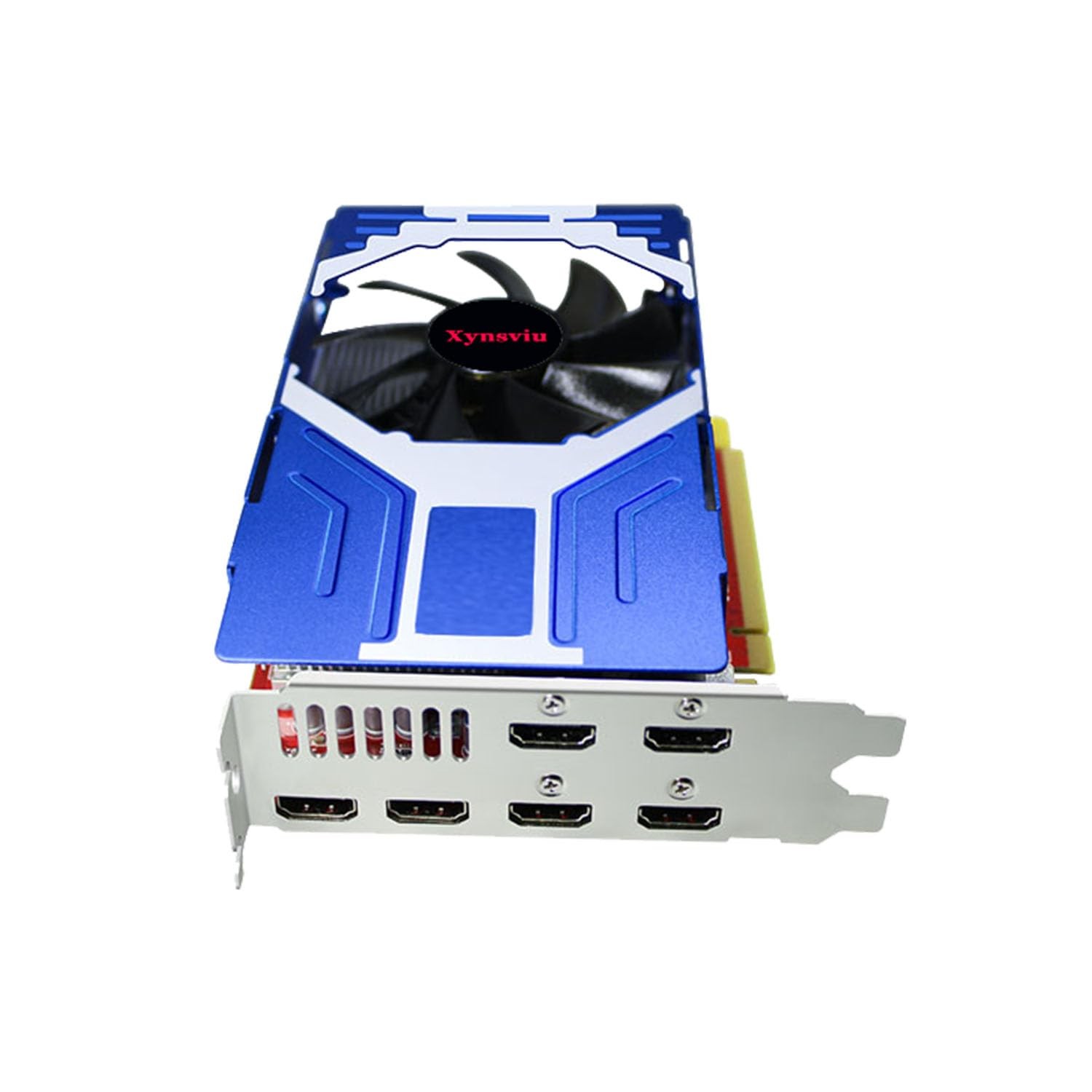 Xynsviu Radeon RX580 4G Graphics Card, with 6 HDMI Monitor AMD 6HDMI