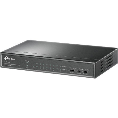 TP-Link TL-SF1009P 9-Port 10/100Mbps Desktop Switch w/ 8 PoE+