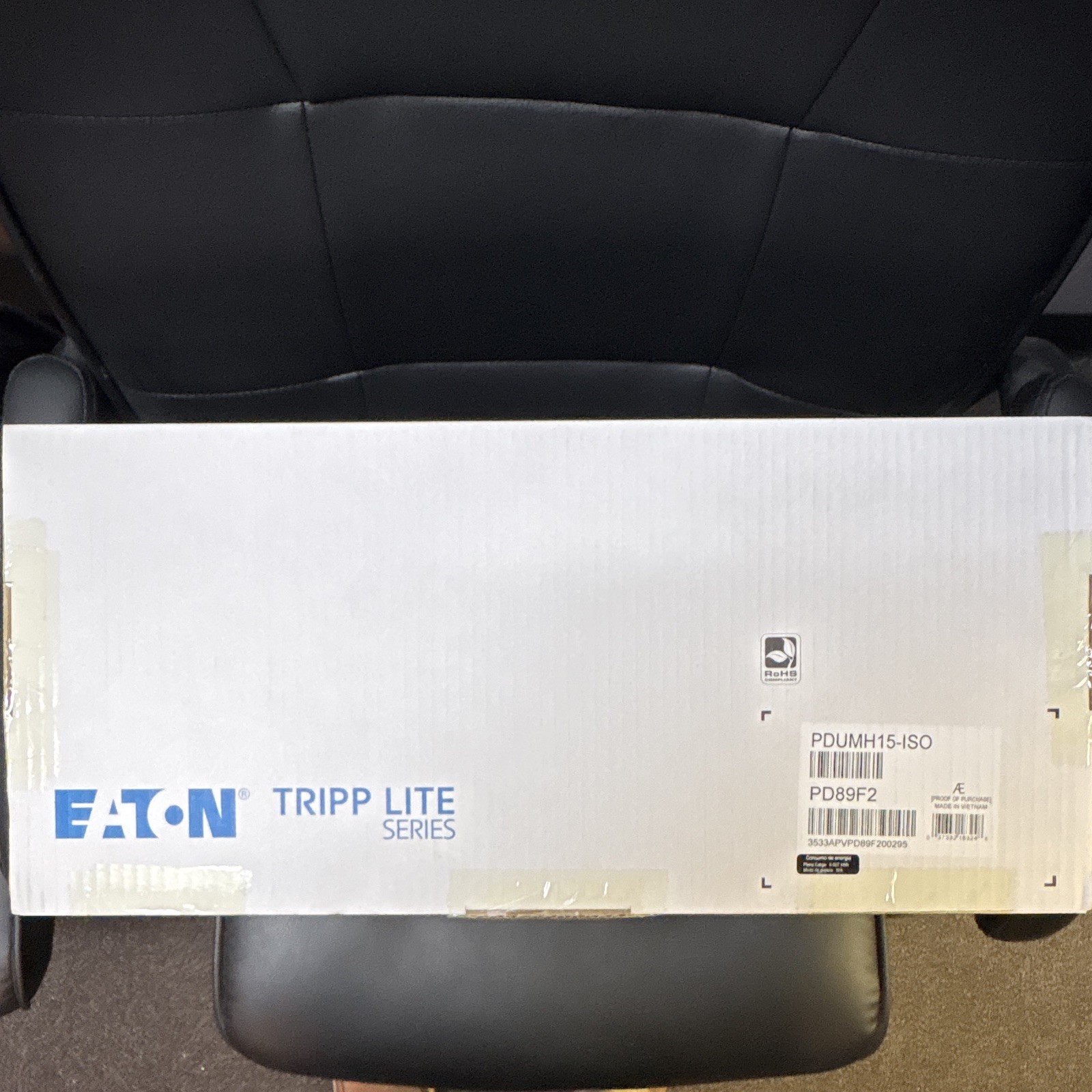 Eaton PDUMH15-ISO 15-Outlet Rackmount PDU 120V 15A 1U White NEMA 5-15R