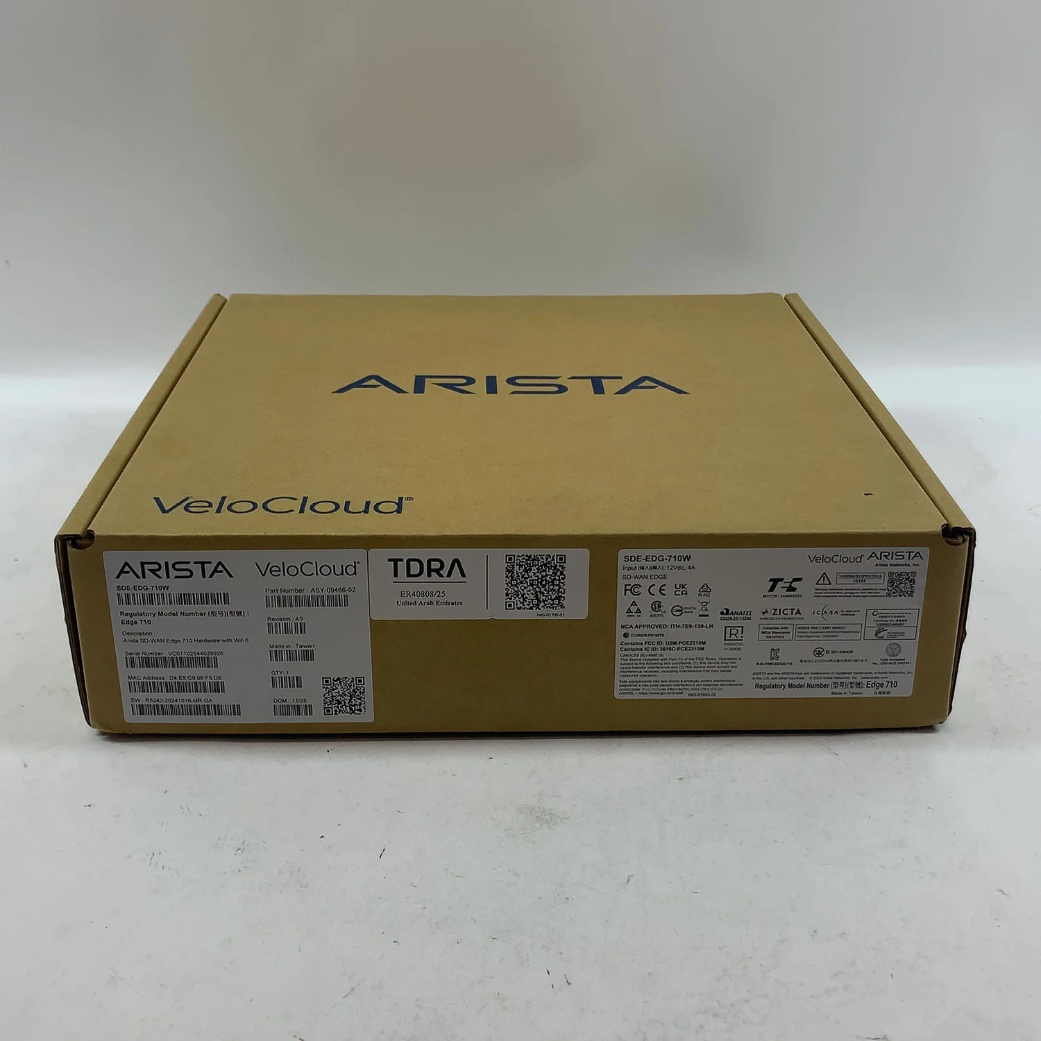 Arista Networks VeloCloud Edge 710 5-Port SD-WAN Appliance SDE-EDG-710W