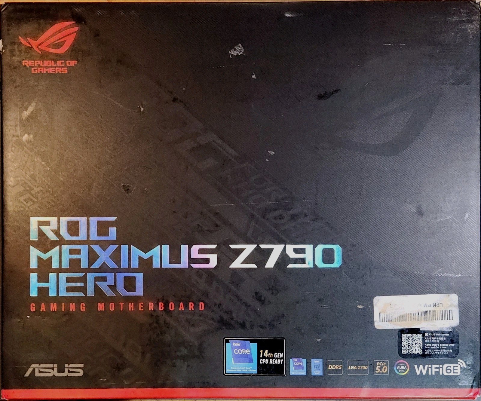 ASUS ROG Maximus Z790 Hero Motherboard w/Accessories ✅️ Tested *Read Desc*