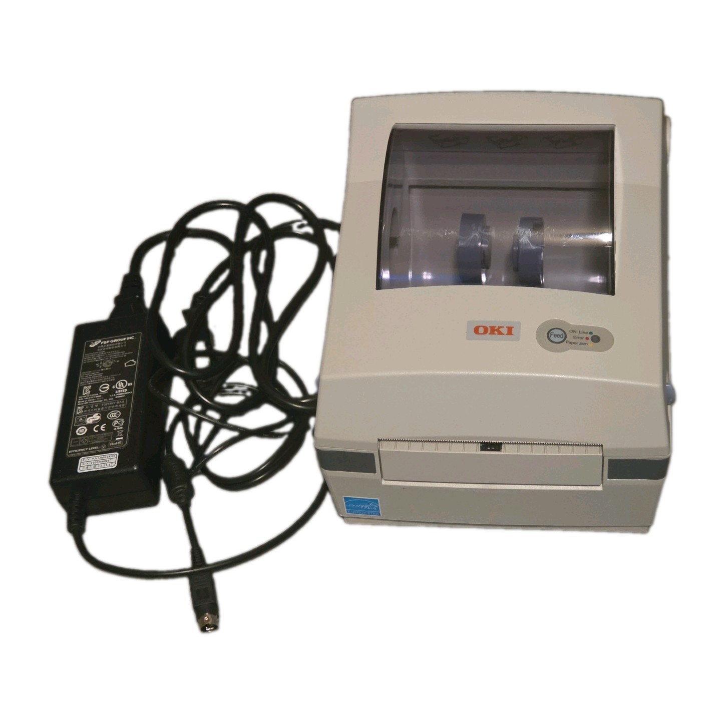OKI Data LD620D Thermal Label Printer + Power Cord USB Serial Parallel Works