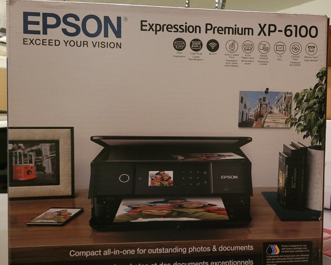 Epson Expression Premium XP-6100 All-In-One Inkjet Printer Brand NEW