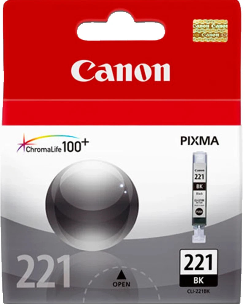 New Genuine Canon CLI-221 Black Ink Cartridge PIXMA MX860 MX870
