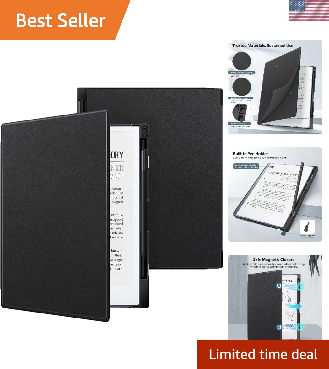 Sleek Protective Case for Remarkable 2 Tablet - Lightweight Hard Shell Design