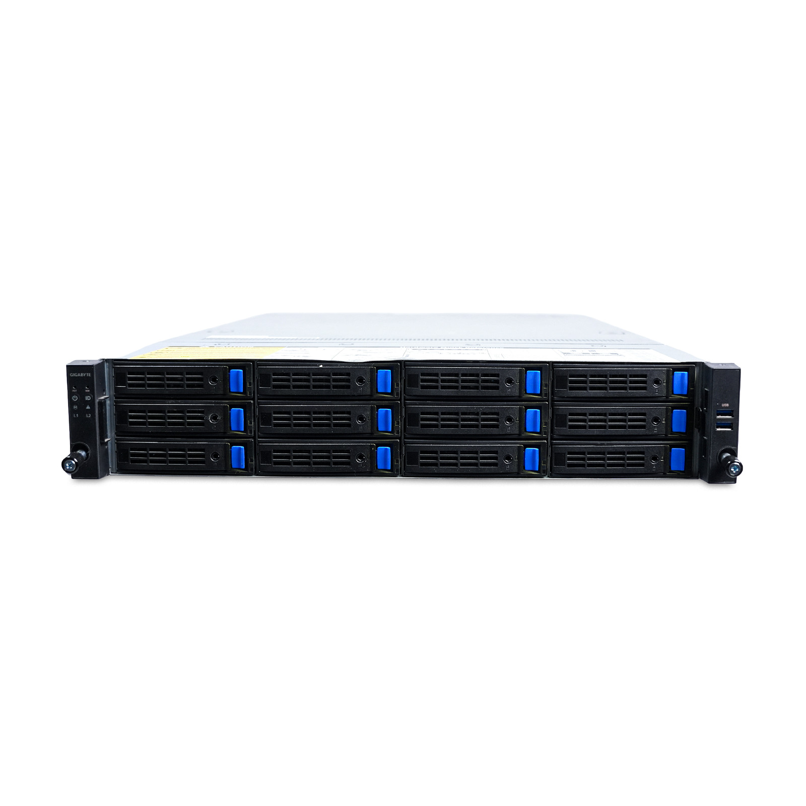 Gigabyte R282-Z93 2U GPU Server 2x AMD EPYC 7H12 64-Core 32x DDR4 12x3.5" Bay