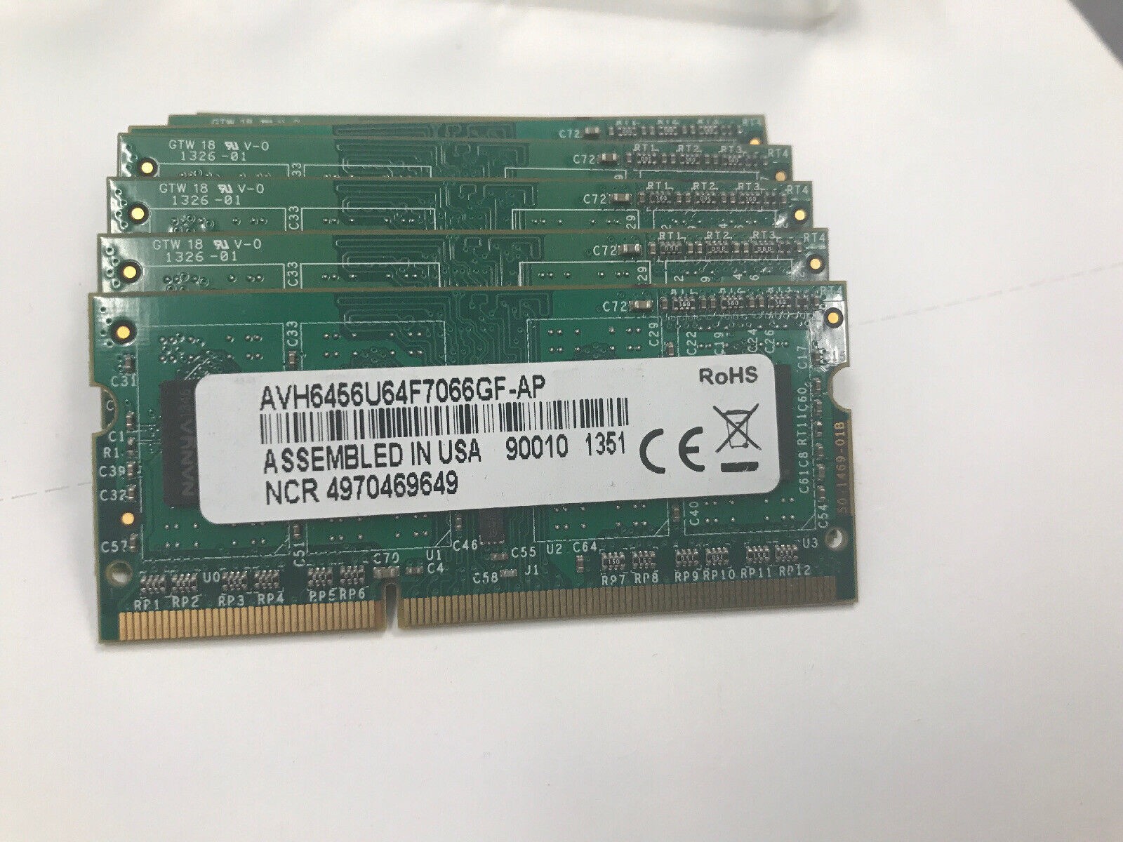 1 x 2GB NCR Avant Tech AVH6456U64F7066GF-AP PC3-1066  SODIMM DDR3 MEMORY