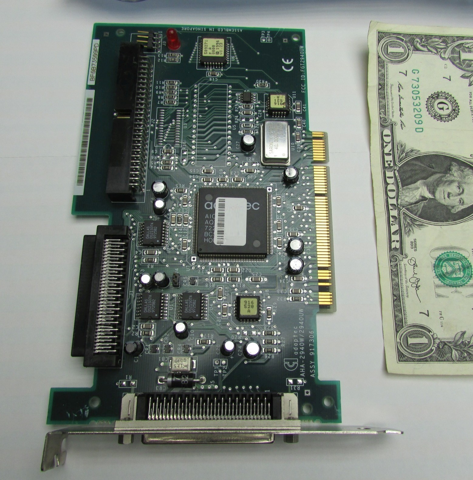 New Adaptic Ultra Wide SCSI PCI Controller Cards AHA-2940UW Pro + 1781906-00