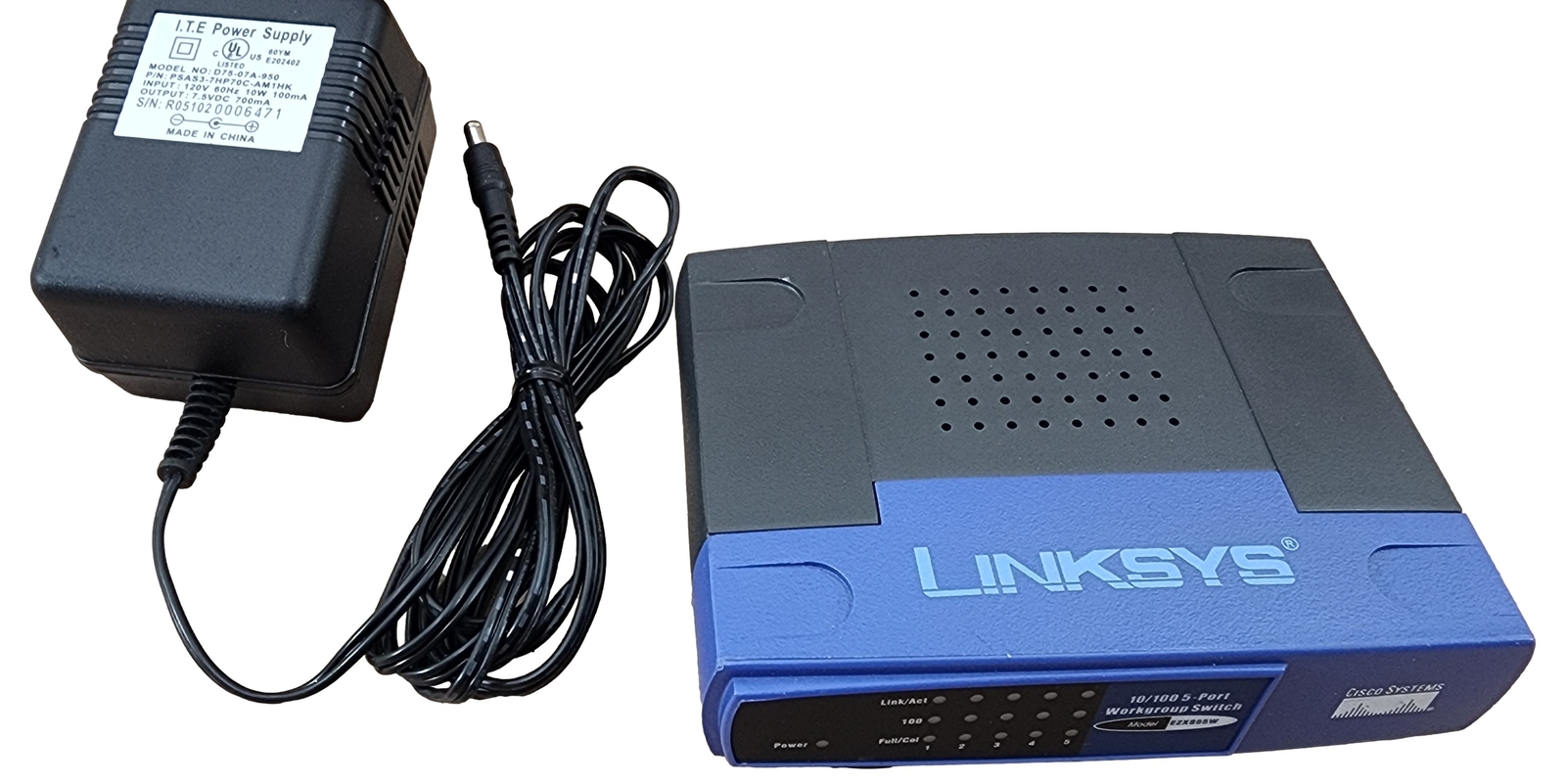 Cisco Systems Linksys EZXS55W ver. 3 Workgroup 5 Port 10/100 Switch