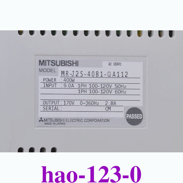 Mitsubishi MR-J2S-40B1-QA112 Servo Driver In Box (UPS/FedEx) NEW