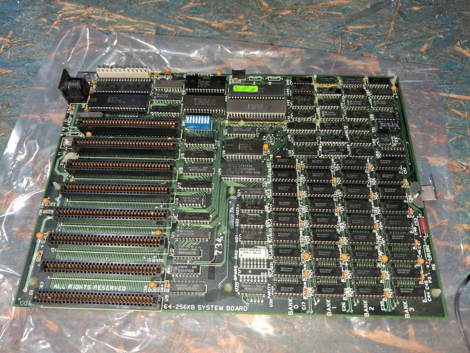 IBM 5155 EXACT #1 DEFECTIVE DONOR MOTHERBOARD 1503334-SHORT-UNKNOWN-SEE ALL