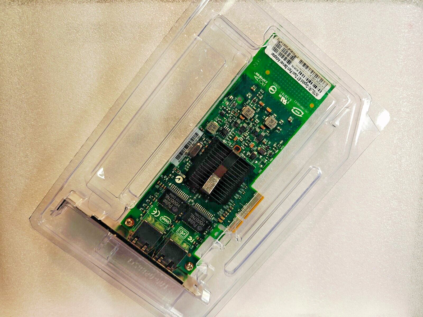 Intel E1G42ETBLK Gigabit Et Dual Port RJ-45 1GbE Server Adapter  w Full Profile