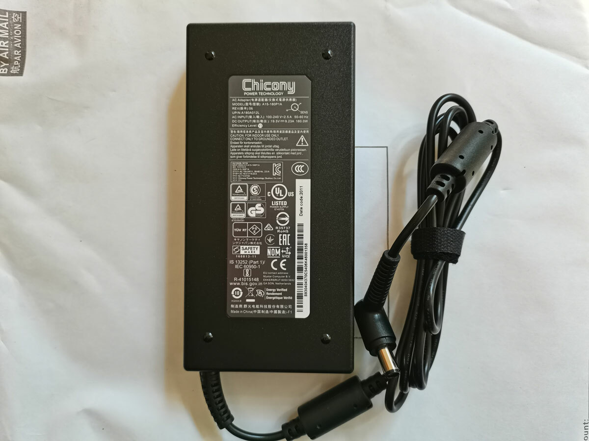 For MSI GL75 Leopard 9SDK 10SDR 10SCSR 19.5V 9.23A A15-180P1A 180W adapter OEM