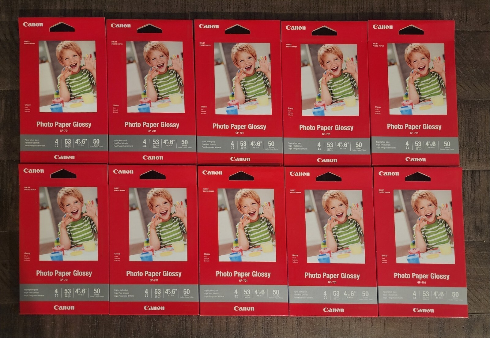 Canon Photo Paper Glossy 4x6 500 Sheets Total Brand New Sealed