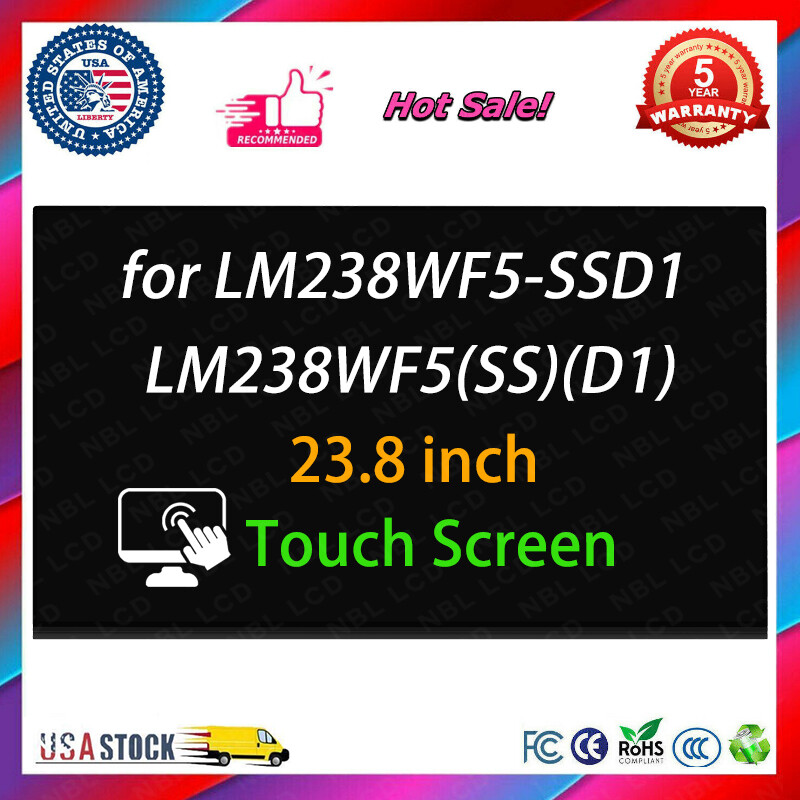 for LM238WF5-SSD1 LM238WF5(SS)(D1) Display Panel (Only for Touch Version) 23.8"