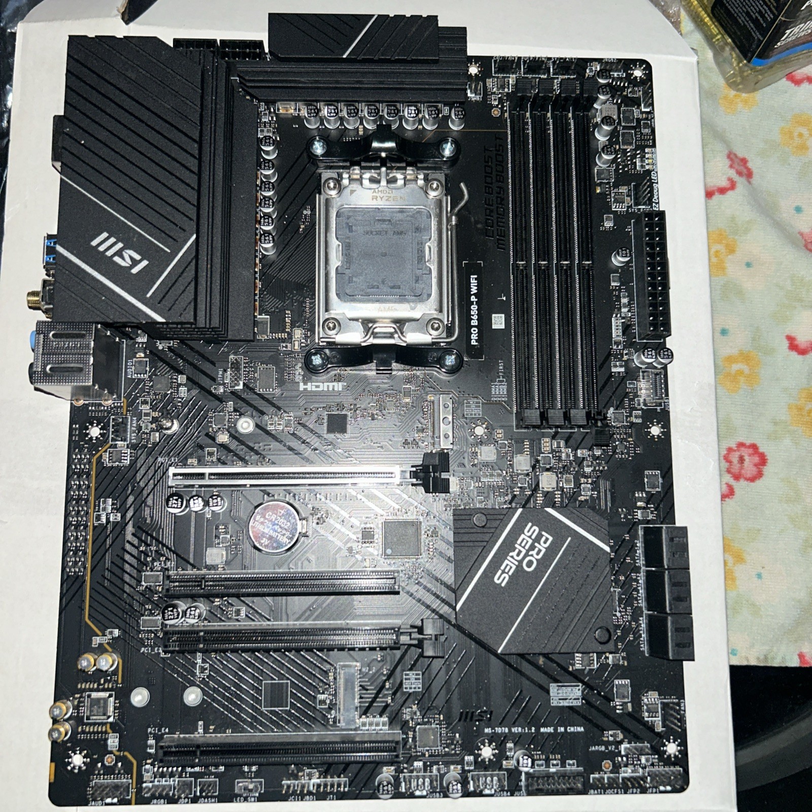 MSI Pro B650-P Wifi AMD AM5 DDR5 ATX Motherboard