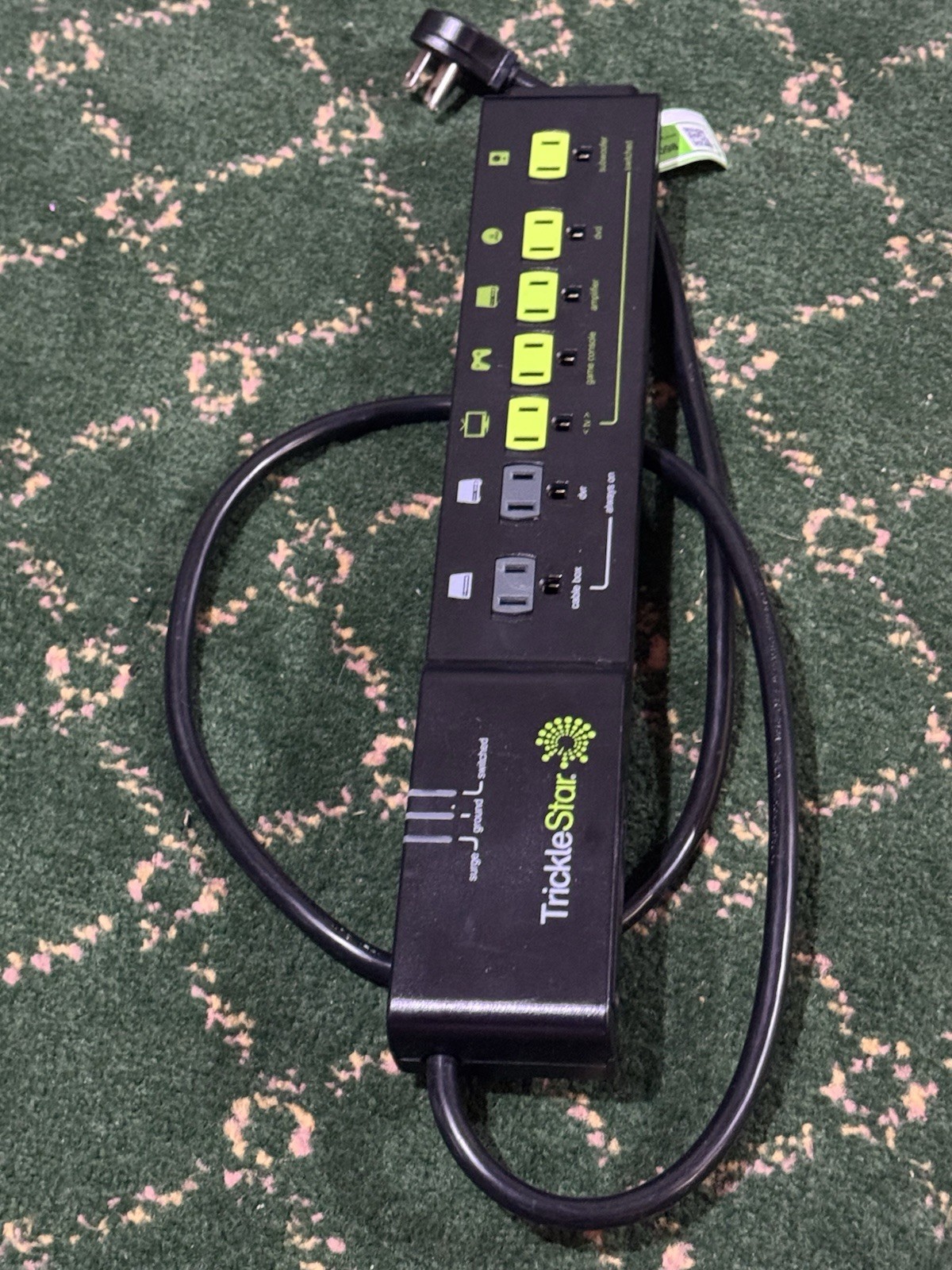 TrickleStar AV Advanced PowerStrip TS1810 7-Outlet Surge Protector 120V