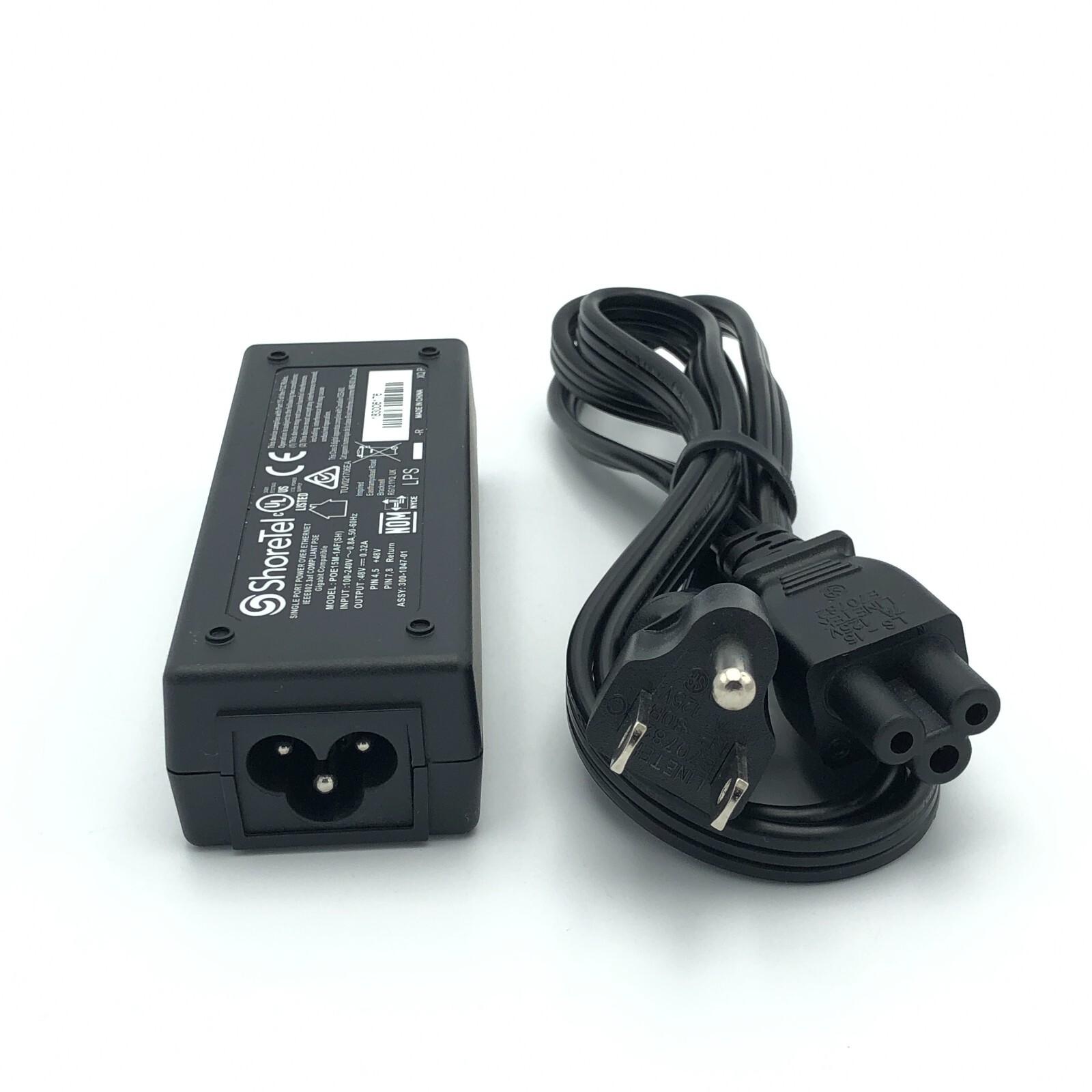 Original ShoreTel AC Adapter For IP230 IP260 IP560 PoE Midspan Injectors OEM