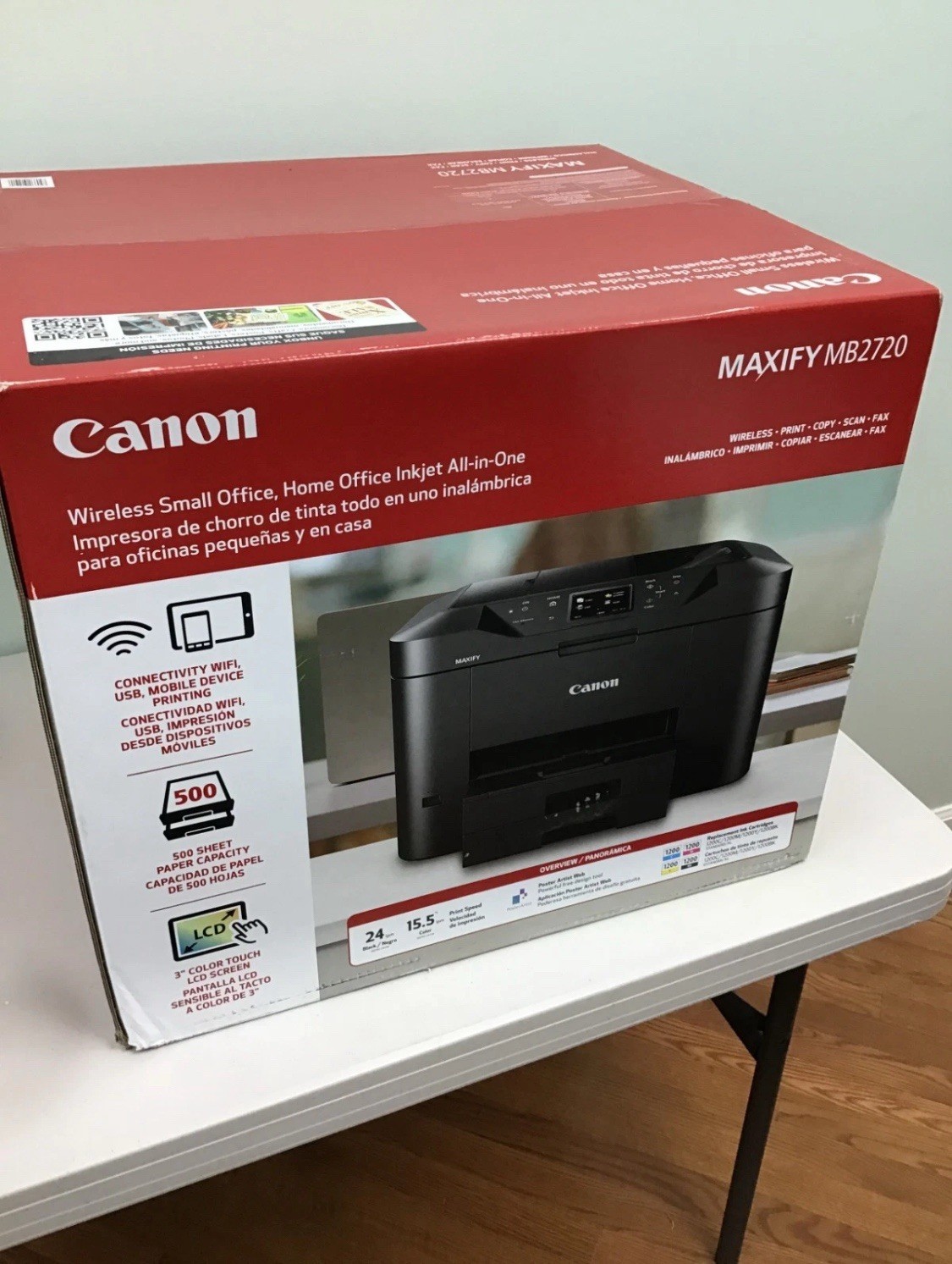 Canon MAXIFY MB2720 USB Wireless Network-Ready Color Inkjet All-In-One Printer