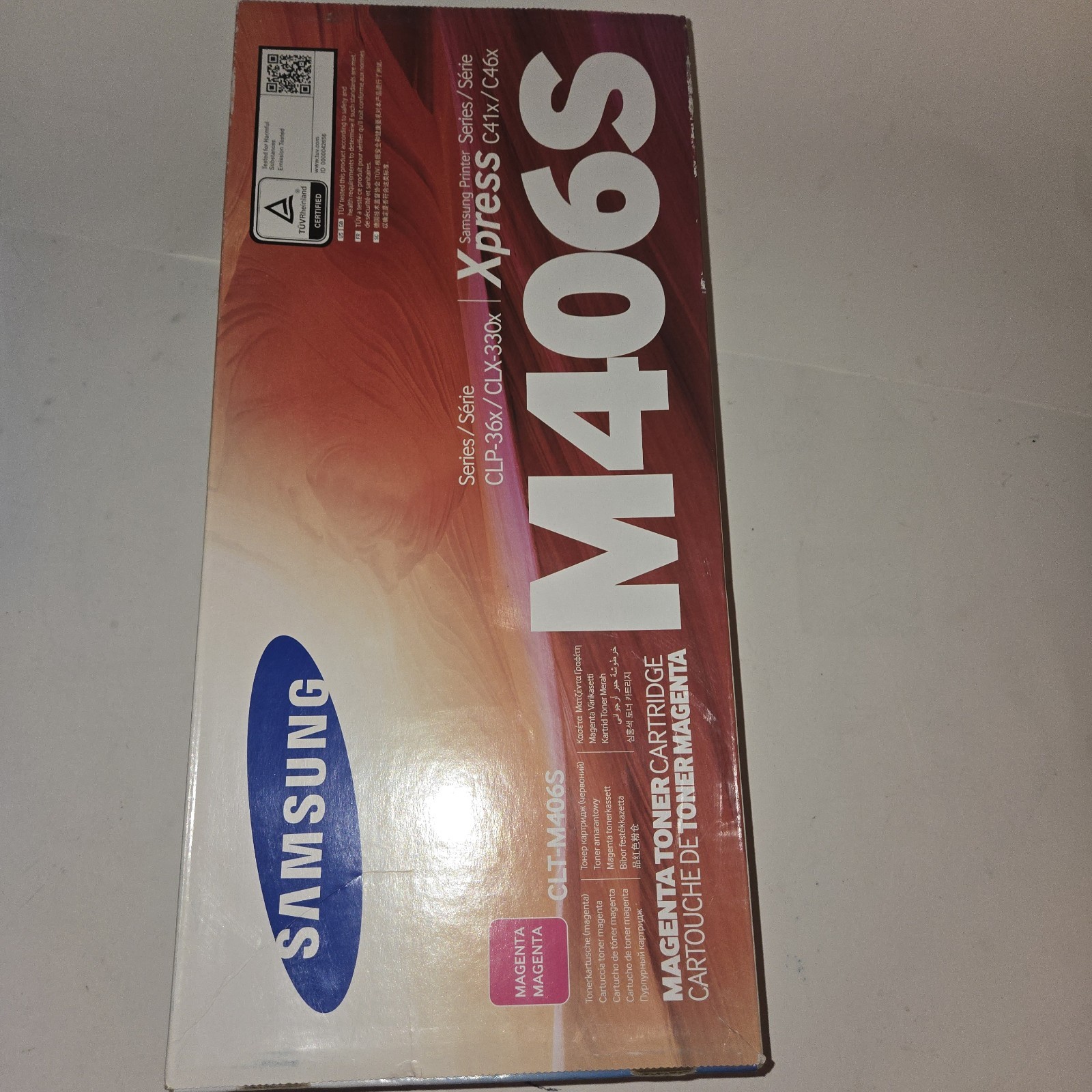 Samsung CLT-M406S Magenta Toner Cartridge