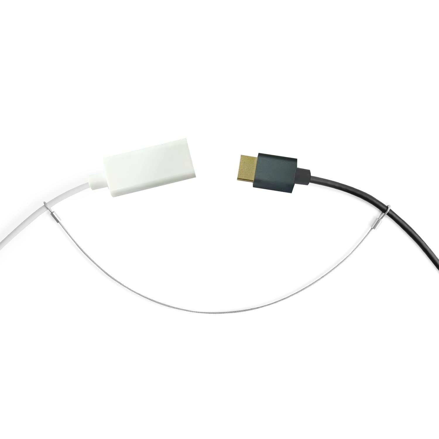 Ciyebst 50 Pack Adjustable Cable Tether Universal Computer Adapter Lock Kit D...