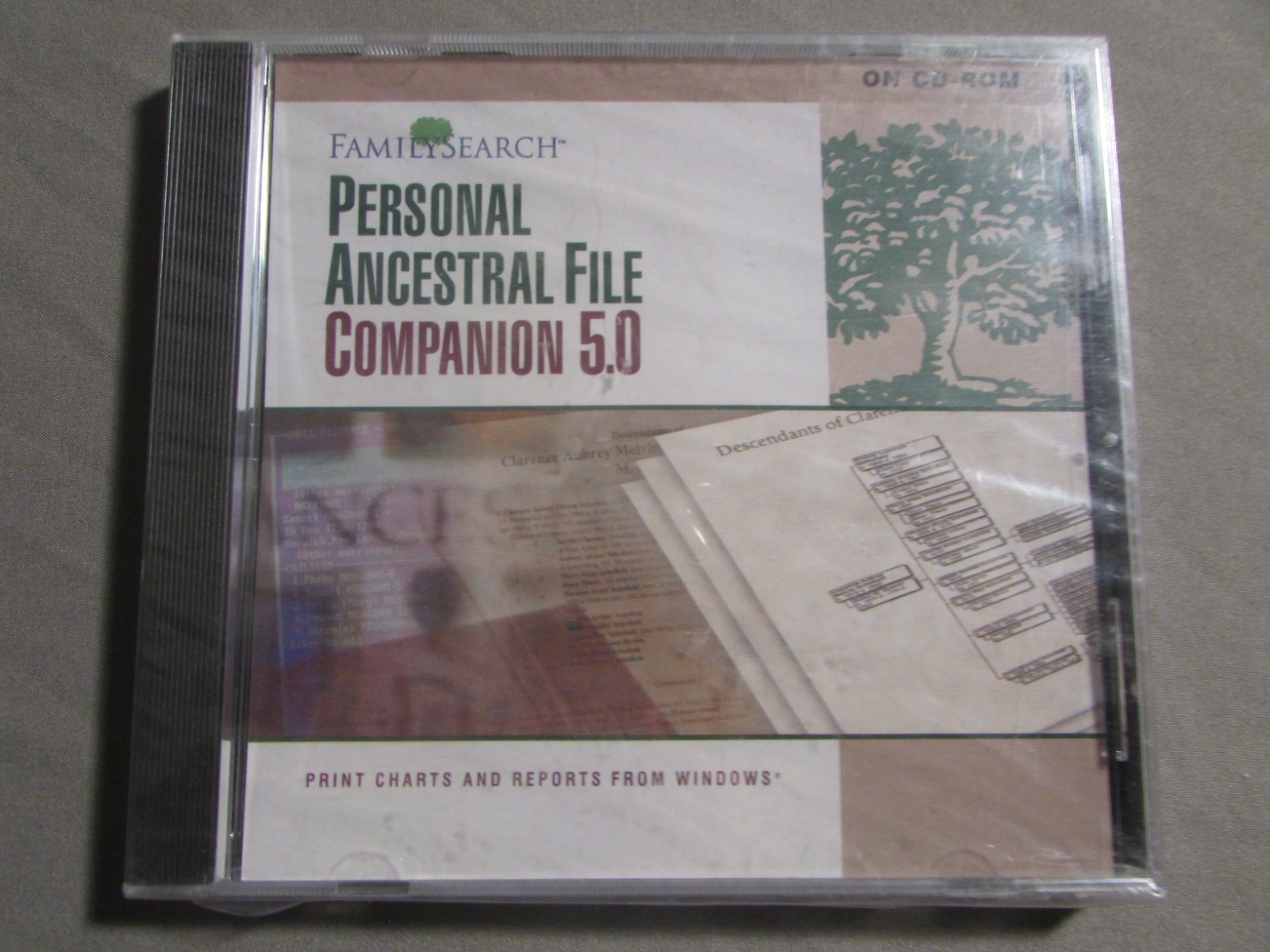Family Search Personal Ancestral File Companion 5.0 CD-ROM LDS NEW Sealed OOP