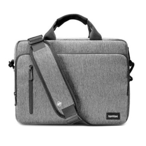 TomToc Bag for Notebook Defender A43 16.2" Briefcase Gray Polyester A43E1G3