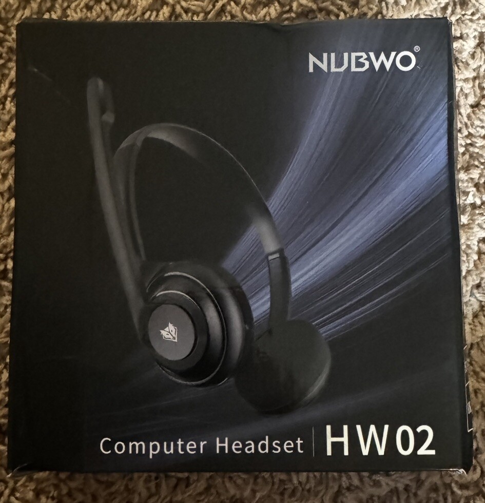 Nubwo Computer/telephone Headset HW02 Red Cable. (DR)