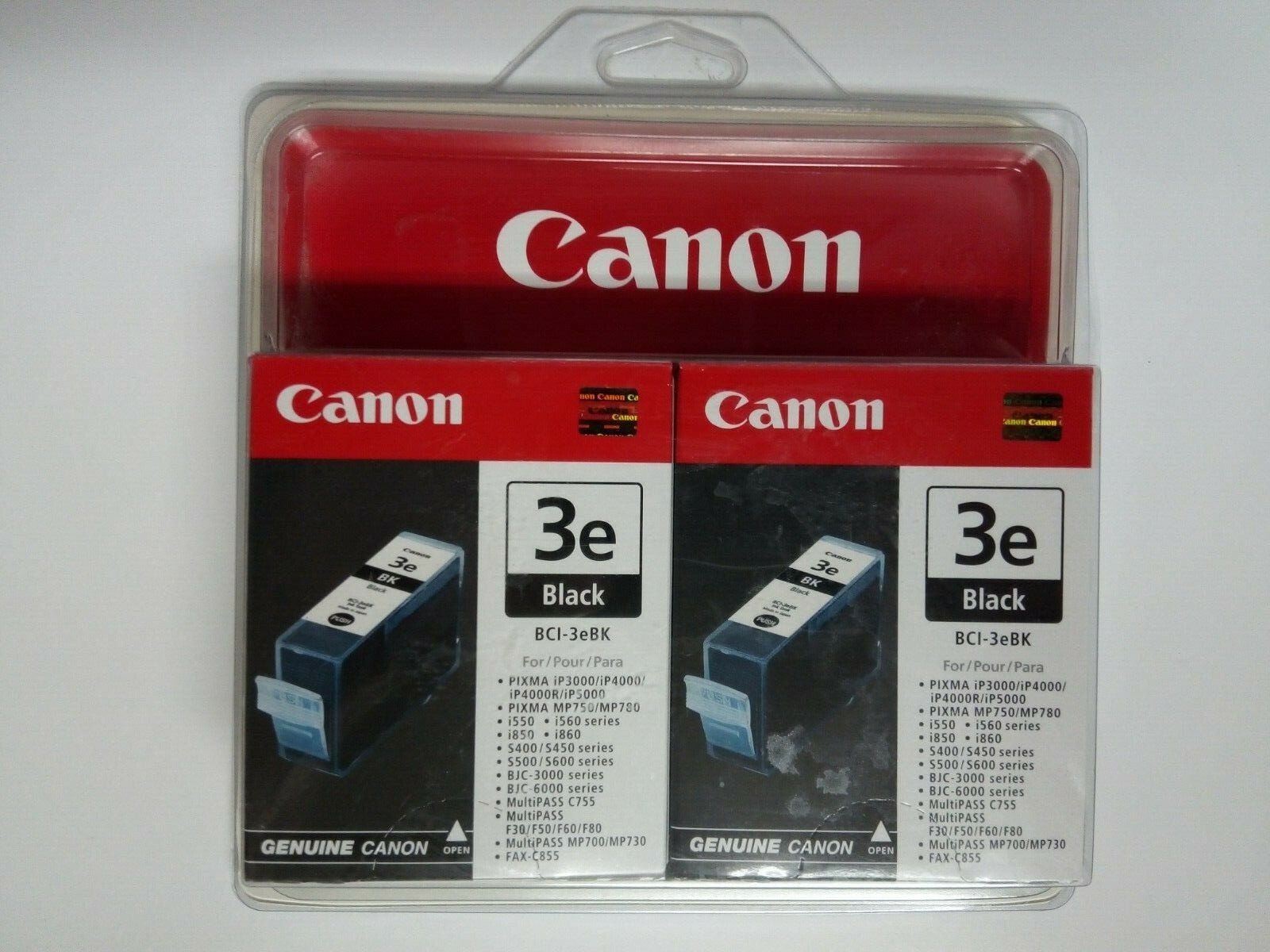Canon 3e Double Pack Black Ink BCI-3eBK Printer Ink Packages