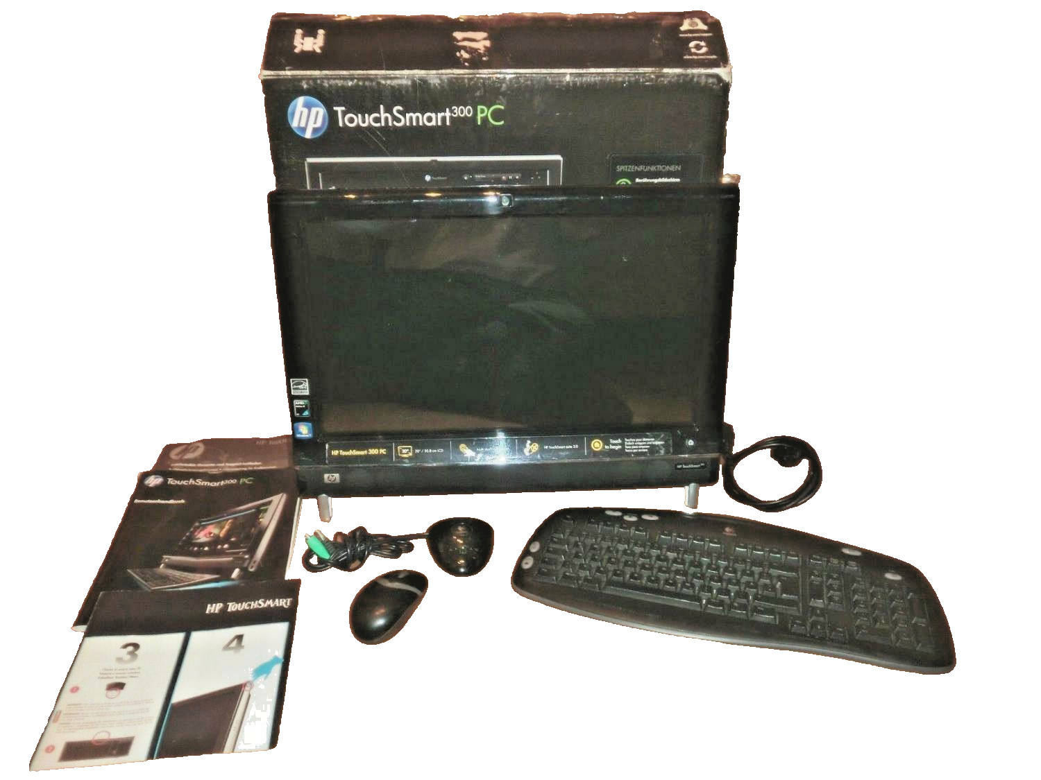 HP TouchSmart 300 20" All-in-One PC, Touchscreen, 4GB RAM, AMD Turion 2.70GHz