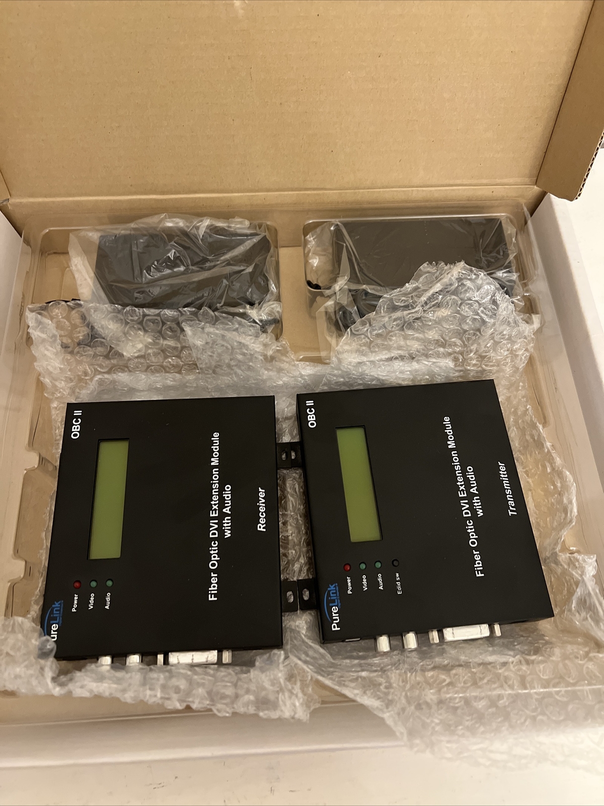 PureLink OBC II , Fiber Optic DVI+Audio Extension Module, Receiver + Transmitter