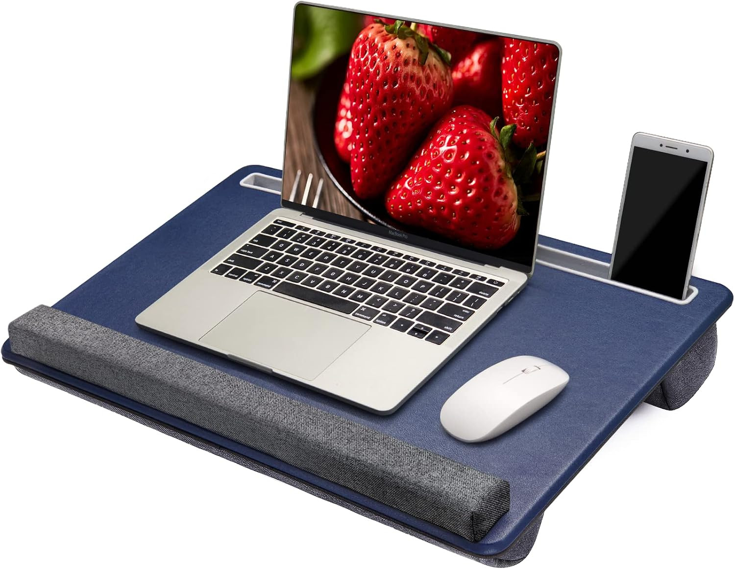 Extra Large Lap Laptop Desk - Full PU Material Mouse Pad Gaming Tray - Portable