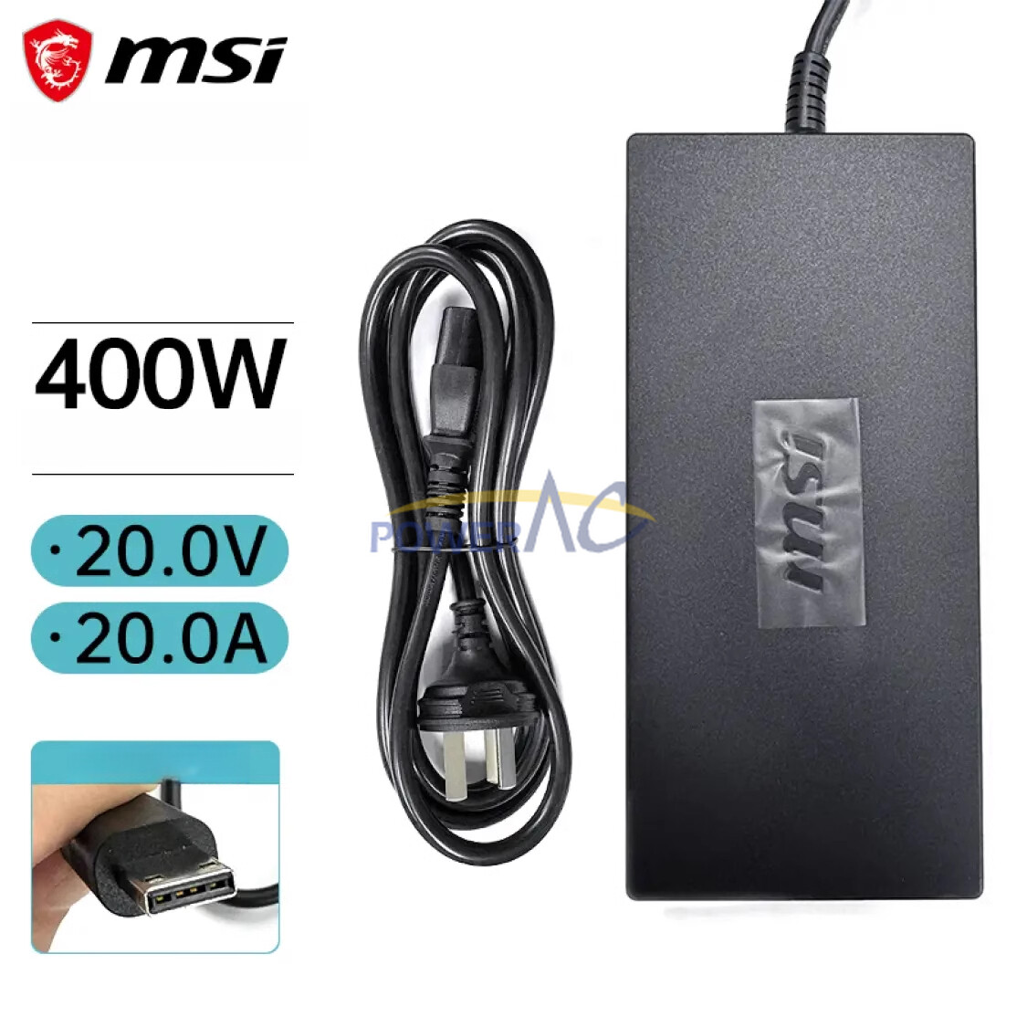 MSI 400W Power Supply Original MSI Vector A18 HX A9WHG-074US Adapter 20V 20.0A